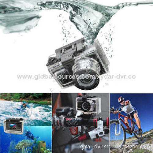 Wide Angle FHD 1080P Sports cameras, Built-in Microphone/Speaker & Supports OEM/ODM Service